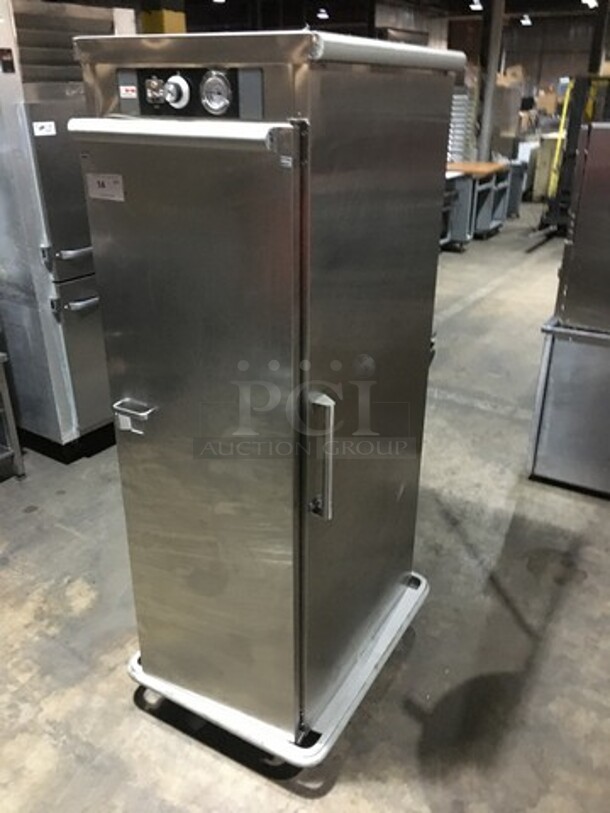 WOW! Carter Hoffman All Stainless Steel One Door Food Warmer/Proofer Cabinet! Holds 30 Full Size Trays! Model PH1825NY Serial 383575092004! 120V 1 Phase! On Commercial Casters! - Image 3 of 9