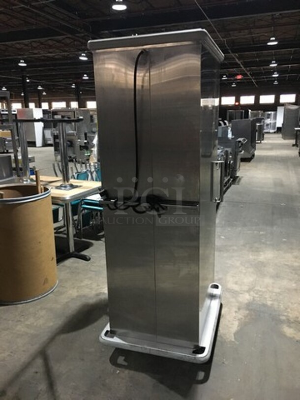 WOW! Carter Hoffman All Stainless Steel One Door Food Warmer/Proofer Cabinet! Holds 30 Full Size Trays! Model PH1825NY Serial 383575092004! 120V 1 Phase! On Commercial Casters! - Image 4 of 9