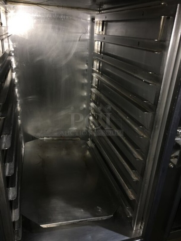 Nice! 2015 FWE 2 Door All Stainless Steel Food Warming Cabinet! Model HLC-16-CHP Serial 154457305! 120V 1 Phase! On Commercial Casters!  - Image 7 of 9