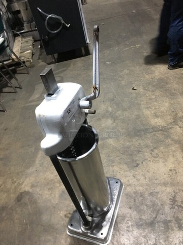 Commercial Metal Manual Sausage Stuffer!  - Image 2 of 7