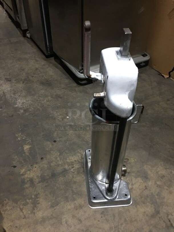 Commercial Metal Manual Sausage Stuffer!  - Image 3 of 7
