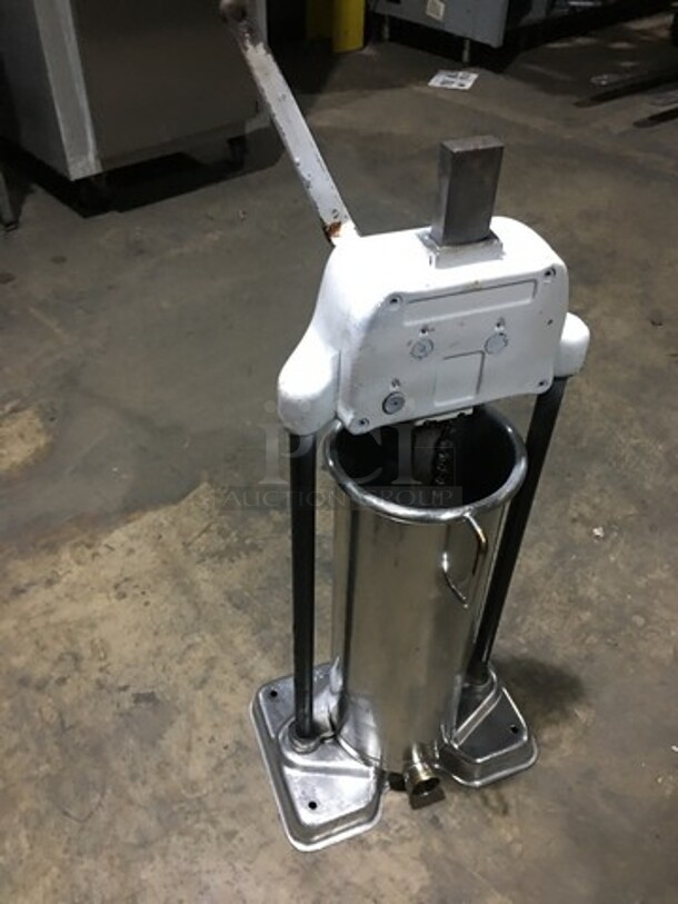 Commercial Metal Manual Sausage Stuffer!  - Image 4 of 7