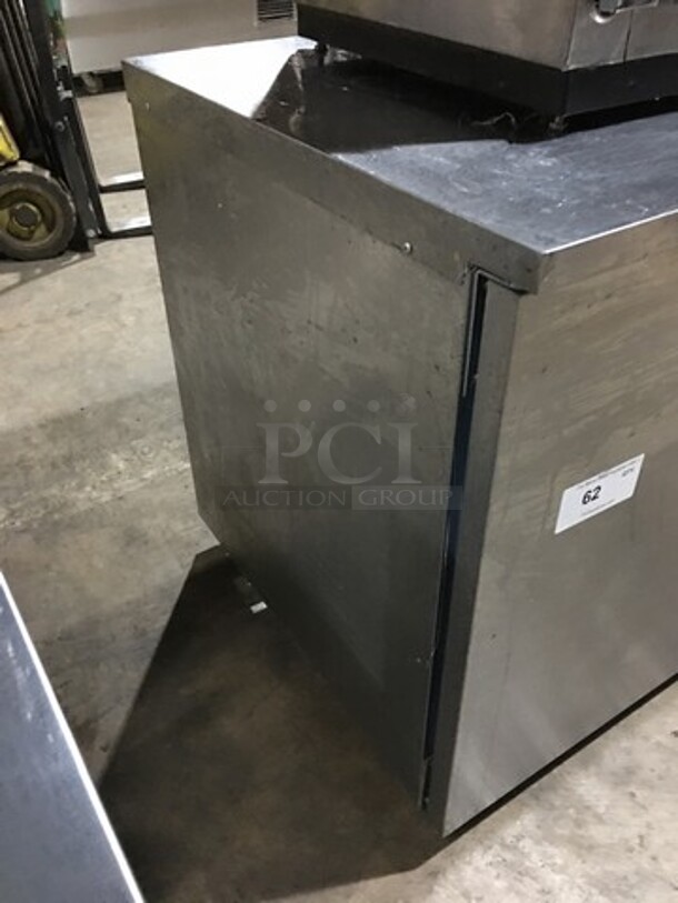 Sweet! Delfield 2 Door Refrigerated Lowboy Cooler Worktop! Model UC4048-STAR Serial 0410036100797-T! 115V 1 Phase! On Casters!  - Image 2 of 8