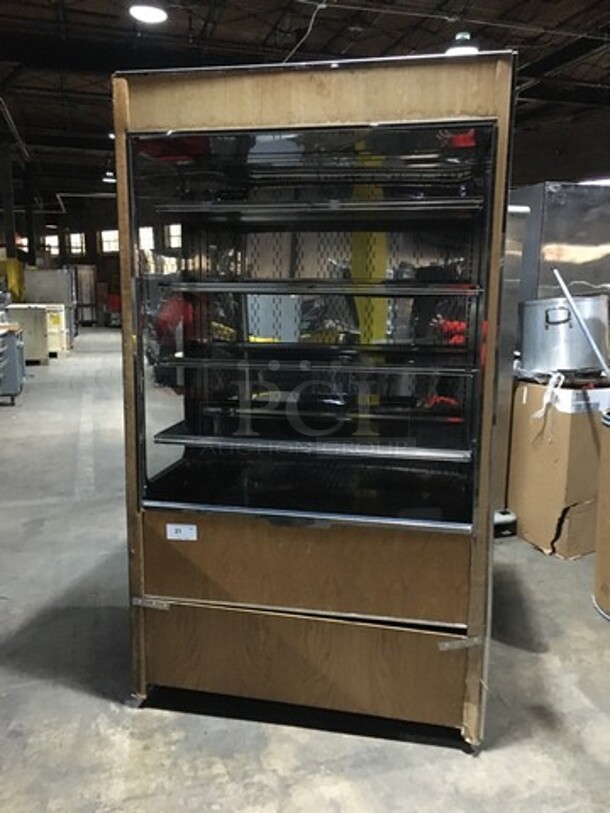 Structural Concepts Refrigerated Open Grab-N-Go Case Merchandiser! Oasis Series! Model S435258 Serial 0280217KR274015! 208/230V 1 Phase! 