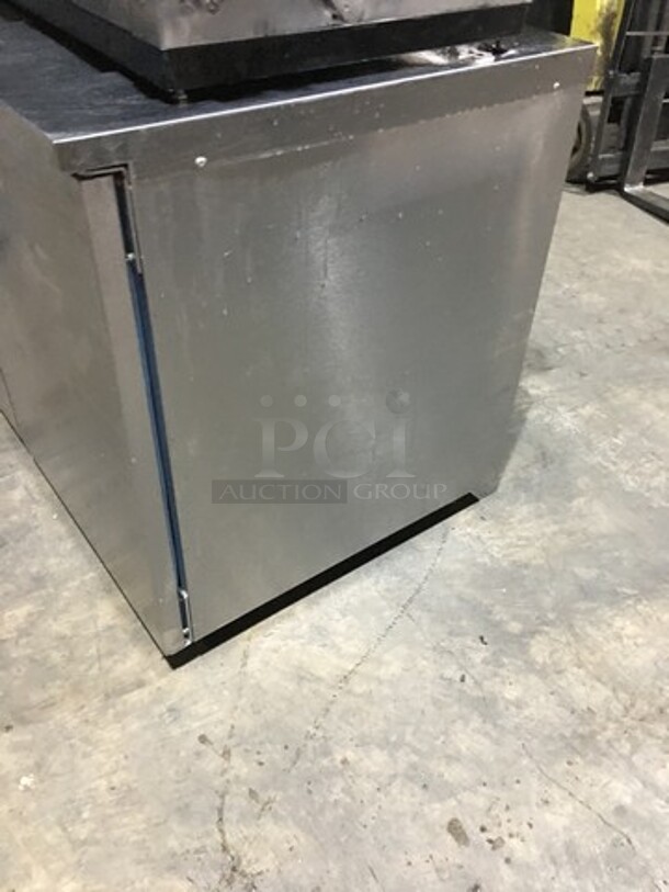 Sweet! Delfield 2 Door Refrigerated Lowboy Cooler Worktop! Model UC4048-STAR Serial 0410036100797-T! 115V 1 Phase! On Casters!  - Image 3 of 8