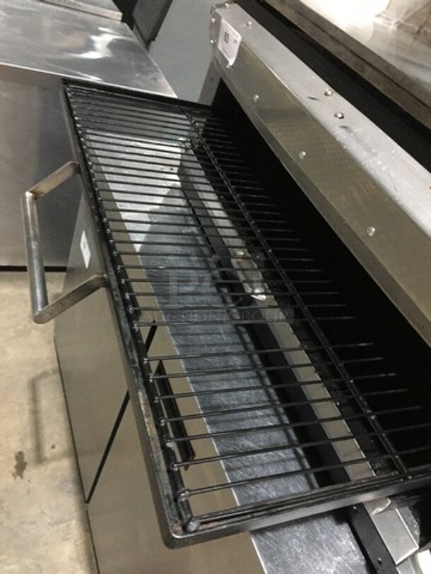 Great! Rare Find! All Stainless Steel Natural Gas Powered 40 Inch Flat Grill With Cheese Melter Combo!  - Image 7 of 10