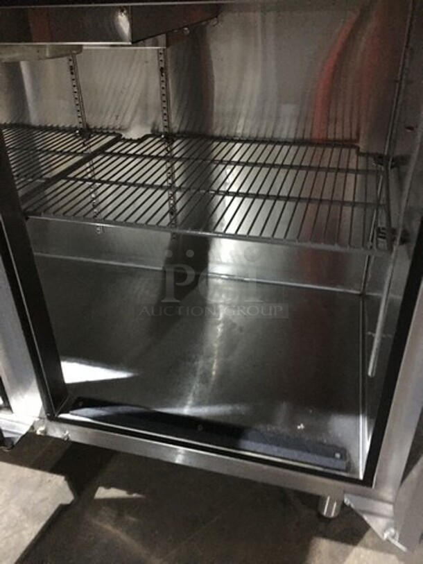 Nice! Glas Tender All Stainless Steel Refrigerated Bar Back Cooler! Model LP72-L6-SN Serial 404169479N! 120V 1 Phase! On Legs! Remote Compressor/No Compressor!  - Image 6 of 9
