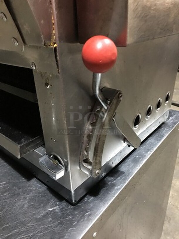 Great! Rare Find! All Stainless Steel Natural Gas Powered 40 Inch Flat Grill With Cheese Melter Combo!  - Image 9 of 10