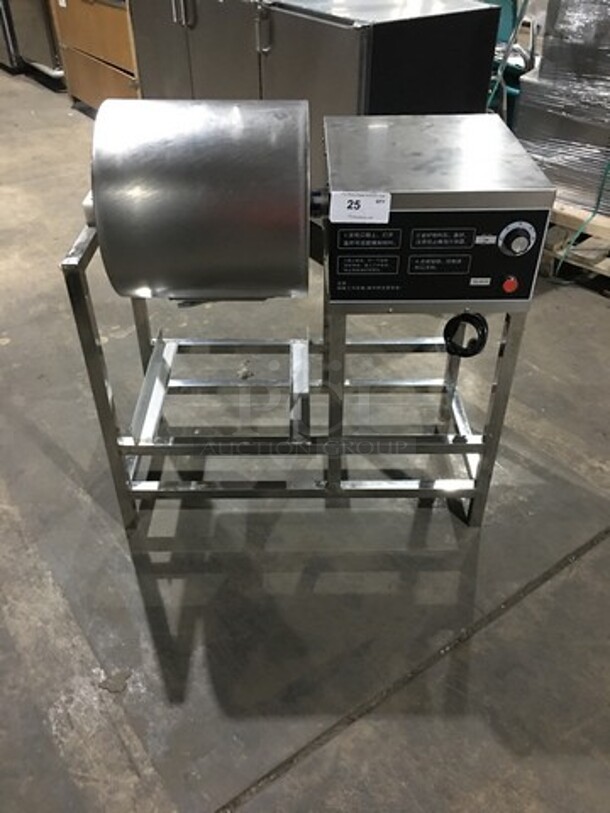 Sweet! 2019 LATE MODEL! Shineho Commercial Chicken Breading Machine! All Stainless Steel! Model F013B! 220V! 