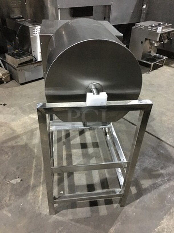 Sweet! 2019 LATE MODEL! Shineho Commercial Chicken Breading Machine! All Stainless Steel! Model F013B! 220V!  - Image 3 of 7