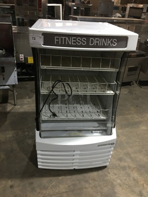 Wow! Beverage Air Refrigerated Open Grab-Go Case Merchandiser! Model BZ13-1-W! 115V 1Phase! 