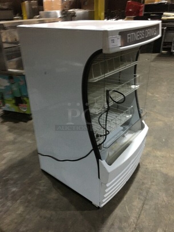 Wow! Beverage Air Refrigerated Open Grab-Go Case Merchandiser! Model BZ13-1-W! 115V 1Phase!  - Image 2 of 7