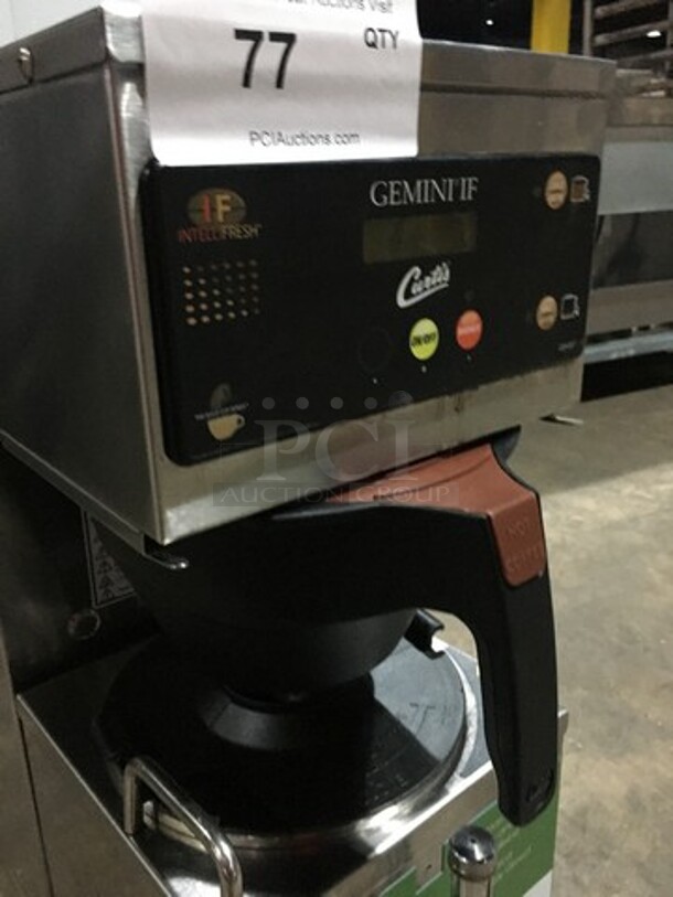Nice! Curtis Gemini IF Edition Coffee Brewer Machine! With Hot Water Line! Model GEMSIF10A2419 Serial 12839251! 220V 1Phase!  - Image 5 of 9