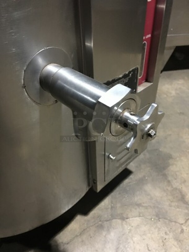 Wow! Southbend Self Contained Natural Gas Powered Jacketed Soup Kettle! All S.S.! Steam Master Series! Model KSLG-20 Serial 5484212U8204! On Legs!  - Image 7 of 11