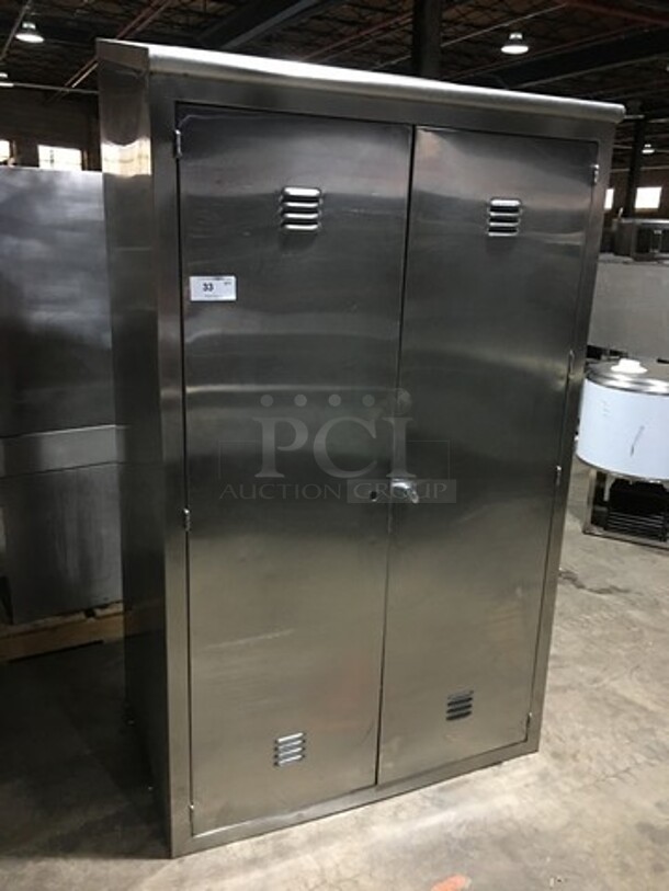 All Stainless Steel Heavy Duty Work Cabinet! 