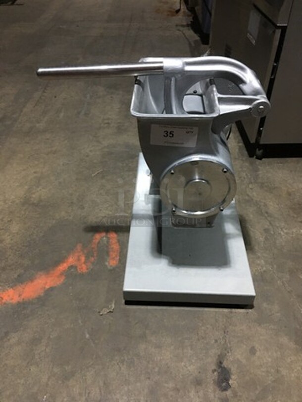 Sirman Commercial Electric Gear Driven Hard Cheese Grater! All Stainless Steel! Model GFHP4 Serial 17L00155! 220V! - Image 1 of 10