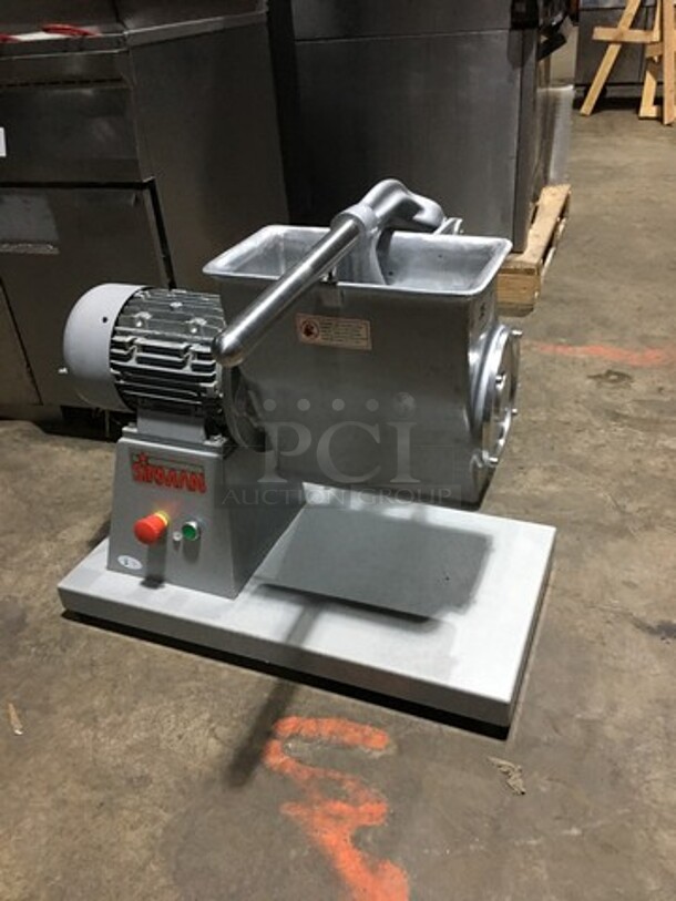 Sirman Commercial Electric Gear Driven Hard Cheese Grater! All Stainless Steel! Model GFHP4 Serial 17L00155! 220V! - Image 2 of 10