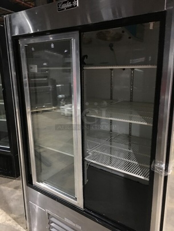 2010 Leader 2 Glass Door Reach In Cooler Merchandiser! Model LS48S/C Serial PT070666A! 115V 1 Phase! - Image 5 of 9