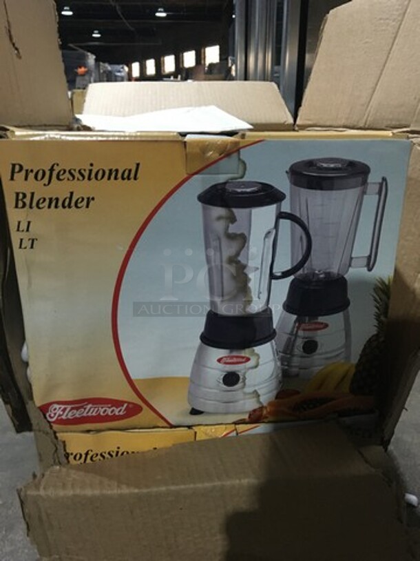 New! Fleetwood Commercial Bar Blender! Model LI! With Stainless Steel Pitcher! 110V 1 Phase! 