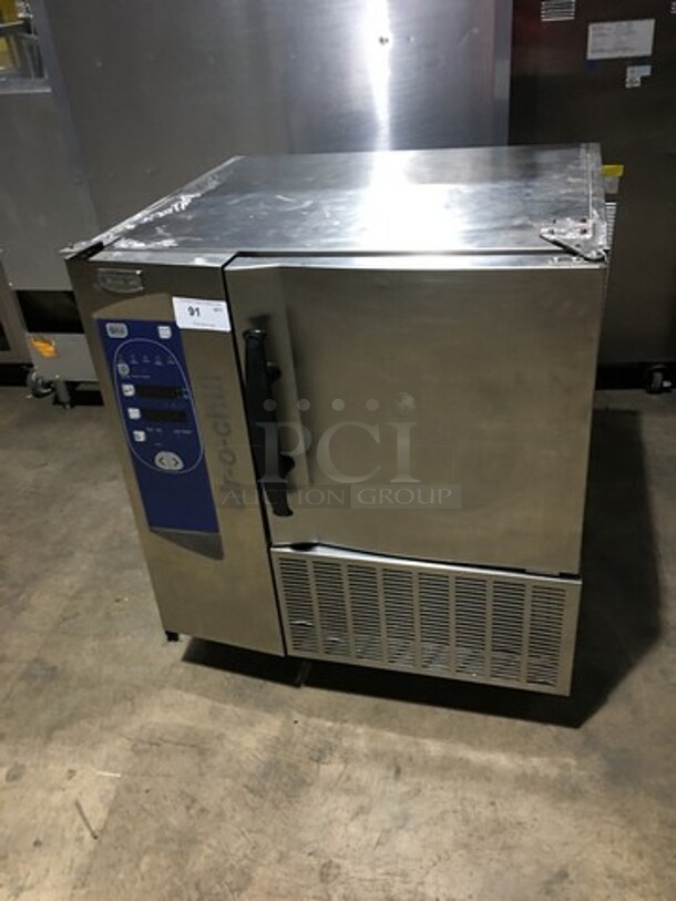 WOW! Electrolux Air-O-Chill Edition Under The Counter Blast Chiller! Model AOFP061U Serial 43100001! 208V 3 Phase! On Legs! Working When Removed!  - Image 1 of 9