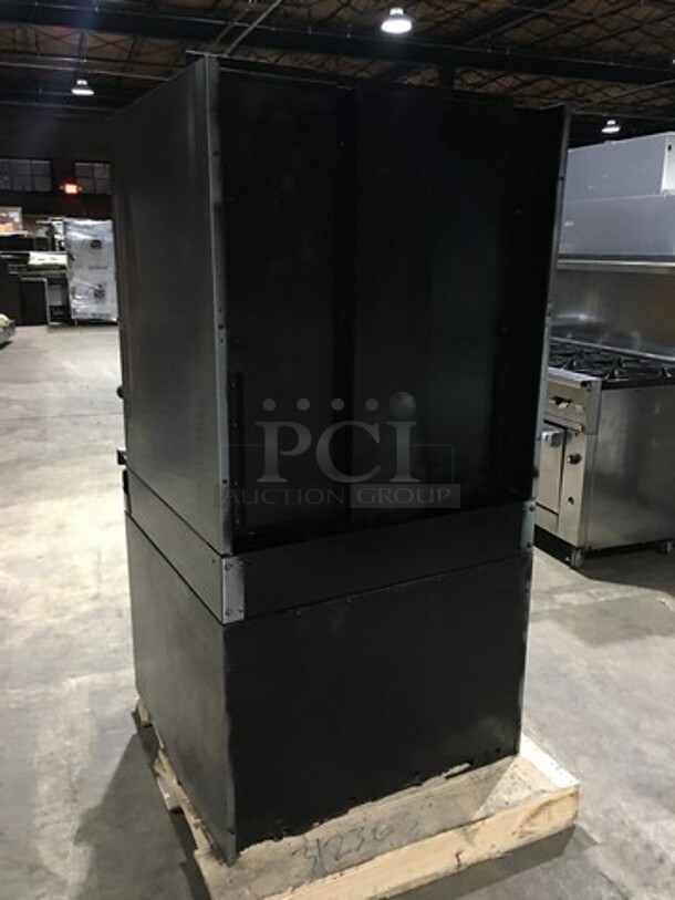 Nice! Jade Range Natural Gas Powered Upright Char Broiler Grill! With Double Oven! All S.S. Body!  - Image 3 of 9