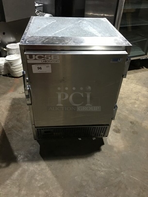 All Stainless Steel One Door Refrigerated Lowboy Worktop Cooler! Model UC5B! 1 Phase!  - Image 1 of 7