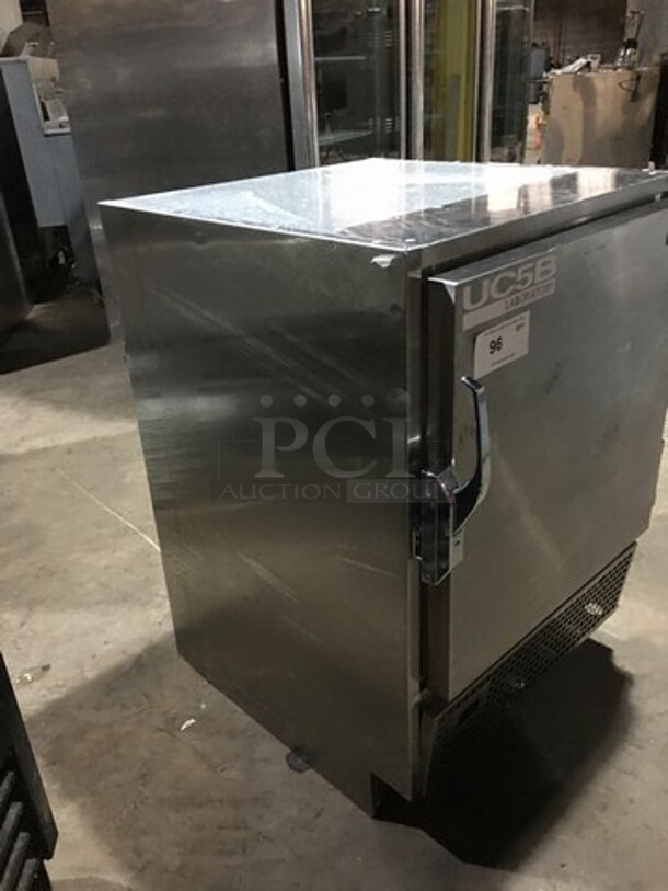 All Stainless Steel One Door Refrigerated Lowboy Worktop Cooler! Model UC5B! 1 Phase!  - Image 2 of 7