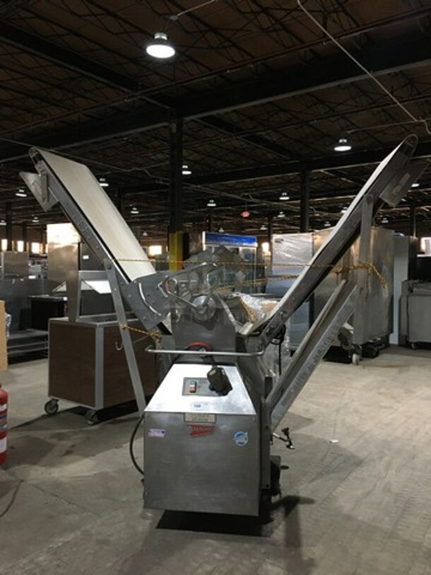WOW! Moline Heavy Duty Commercial Reversible Dough Sheeter! Equipped With Foot Pedal! 3 Phase! 