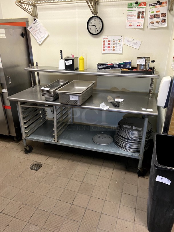 Stainless Steel Table w/ Shelf - Image 1 of 2