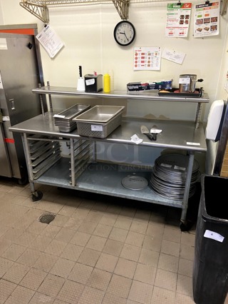 Stainless Steel Table w/ Shelf