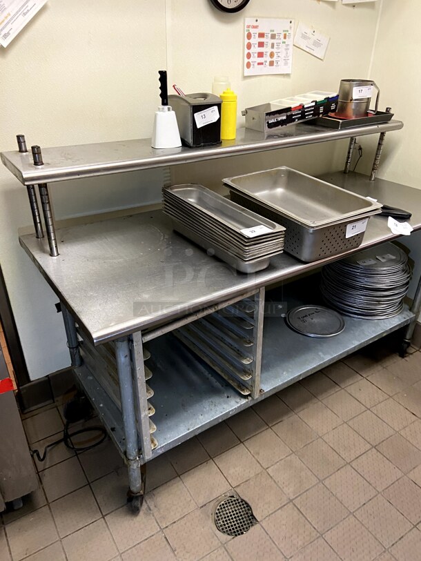 Stainless Steel Table w/ Shelf - Image 2 of 2