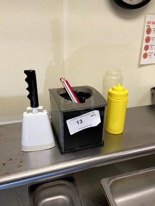 Napkin dispenser. Spatulas. MORE COWBELL !!!