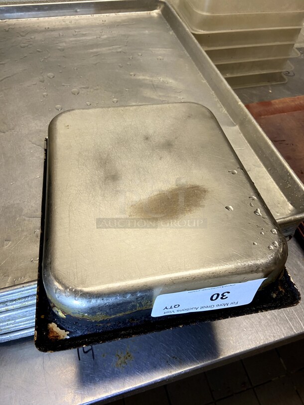 1/2 X 2  Stainless Steel Pans 
(12 qty) - Image 3 of 3