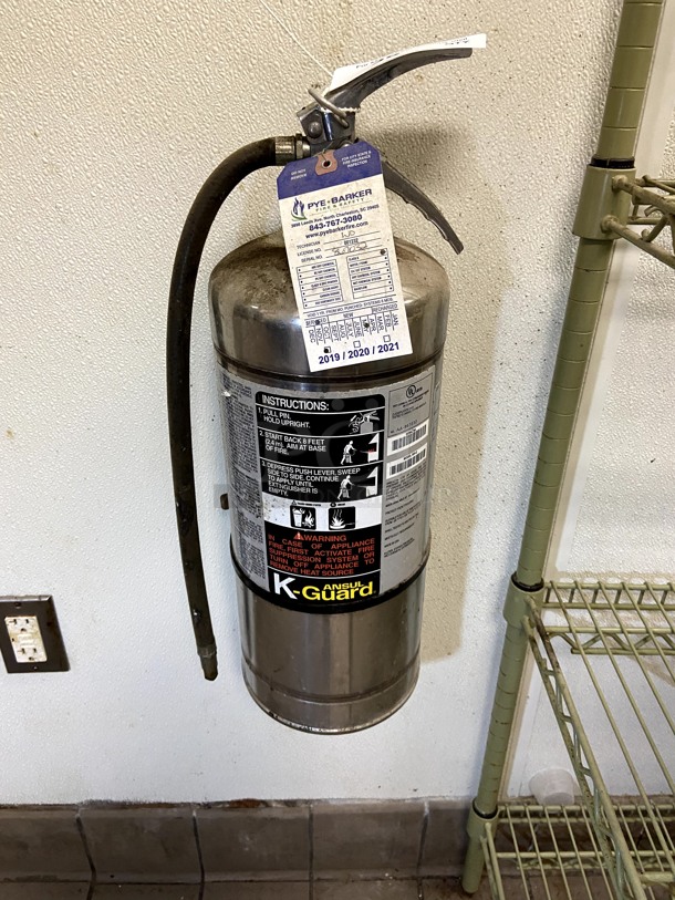 Ansul "K-Guard" Fire Extinguisher. May, 2019 inspection. - Image 1 of 2