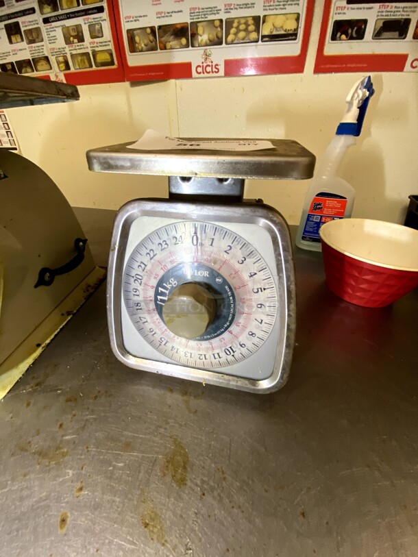 Taylor Platform Scale (25lb) - Image 2 of 2