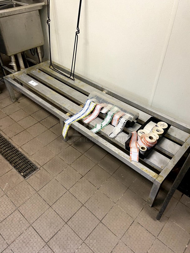 Dunnage Rack.  20 x 72. (Date labels NOT included -- see Lot #58 for labels.) - Image 1 of 1