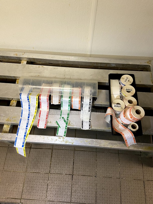 Plastic Storage Cabinet w/ Contents and Date Labels. - Image 3 of 3