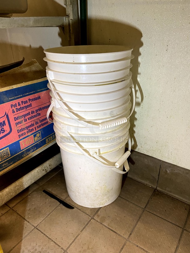 Lot of Utensils, Colander and 5 Gallon Buckets - Image 2 of 3