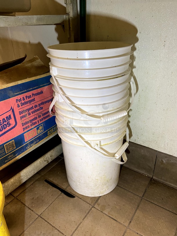 Lot of Utensils, Colander and 5 Gallon Buckets - Image 3 of 3