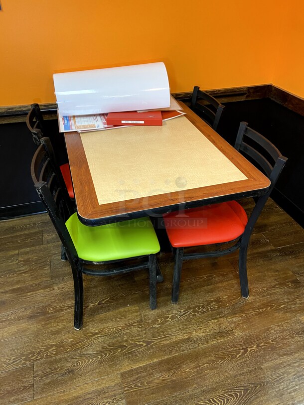 Table w/ 4 Chairs - Image 1 of 1