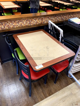 1 Table and 4 Chairs