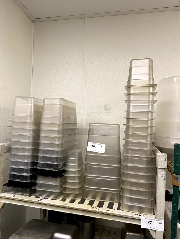 Lot of Plastic Storage - Image 1 of 2