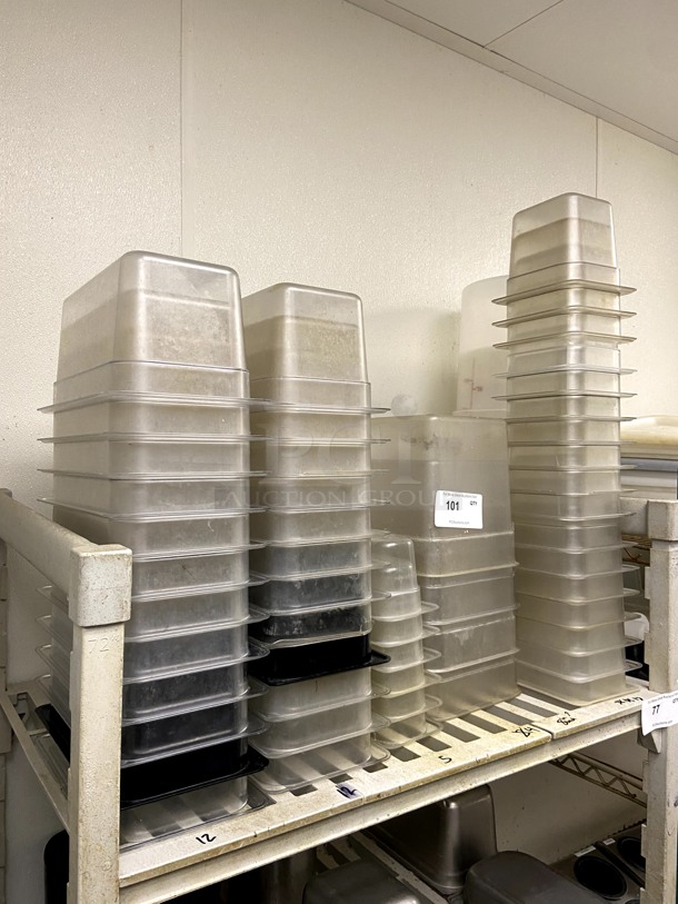 Lot of Plastic Storage - Image 2 of 2