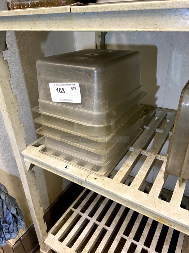 Plastic Storage Pans - Image 1 of 2