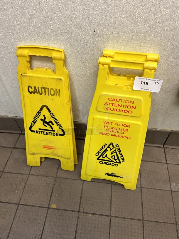 Three Caution Signs - Image 1 of 2