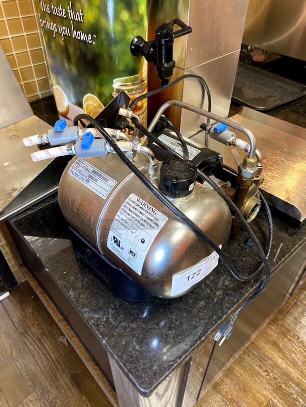 Co2 Pump w/ S/S wall mount - Image 1 of 3