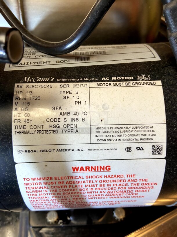 Co2 Pump w/ S/S wall mount - Image 3 of 3