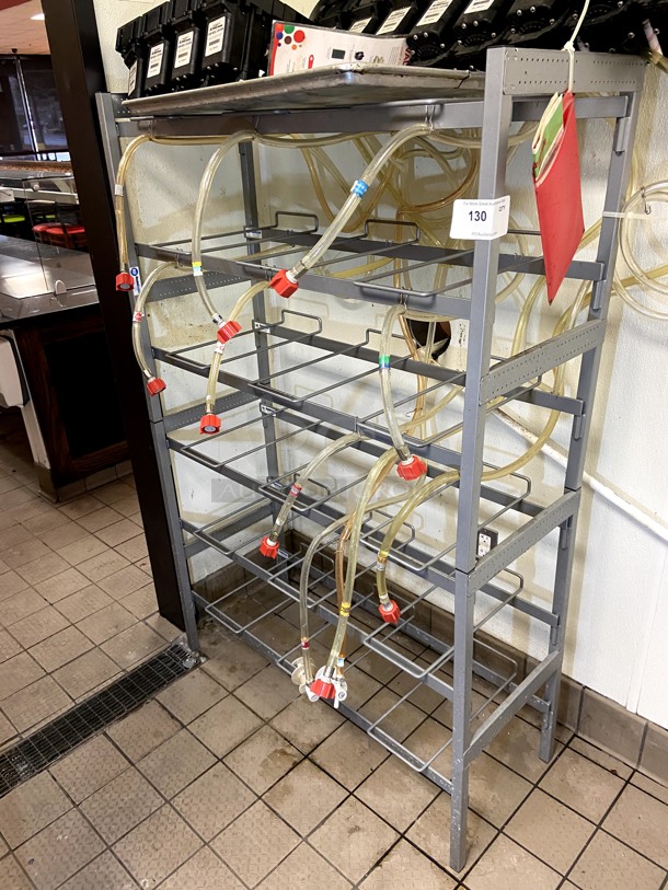 BIB Storage Rack. Extra wide to hold 4 boxes per shelf. - Image 2 of 3