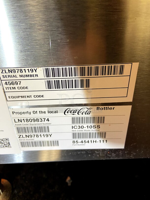 Lancer Soda Fountain.  Newer model. Very good condition. Unit has been disconnected by CocaCola company. (Dispenser only. NOT the ice maker.) - Image 4 of 4