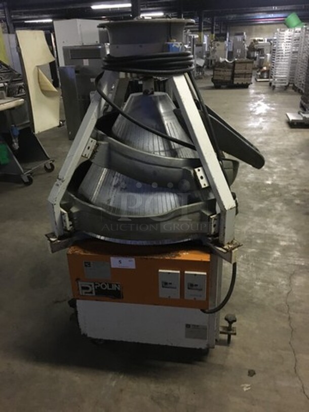 Nice! Polin Commercial Floor Style Conical Dough Rounder Machine! Model Conical Rounder Serial 30161! 220V! Not Tested!